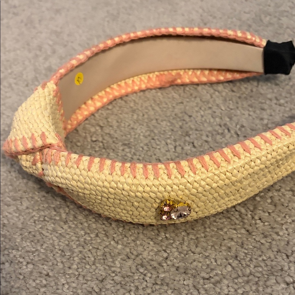 Swarovski Embellished Pink and Cream Headband